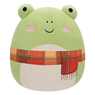 12" Green Frog With Scarf Squishmallows Plush