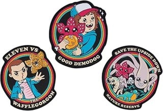 Characters Stranger Things Set Of 3 Patches
