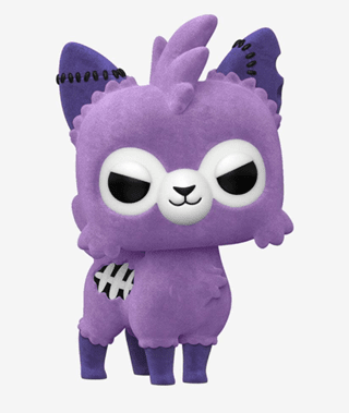 Flocked Lavender Zombie Alpaca (86) Tasty Peach Pop Vinyl