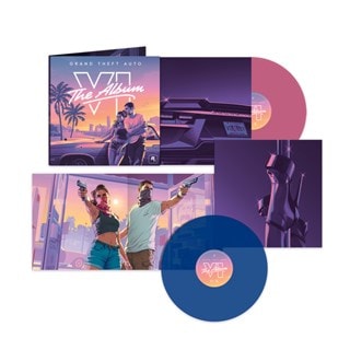Grand Theft Auto VI: The Album - (hmv Exclusive) Clear + Pink & Blue + Pink 2LP
