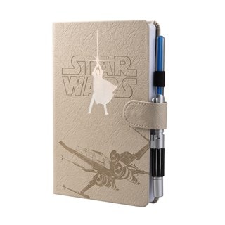 Luke Skywalker A5 Notebook & Light up Lightsaber Pen