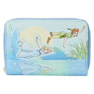 You Can Fly Glows Zip Around Wallet Peter Pan Loungefly