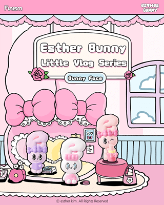 Esther Bunny Little Vlog Series Bunny Face Funism Blind Box