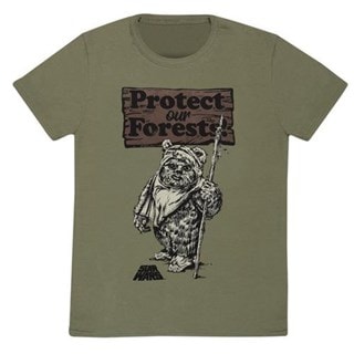 Protect Our Forests Colour Star Wars Green Tee