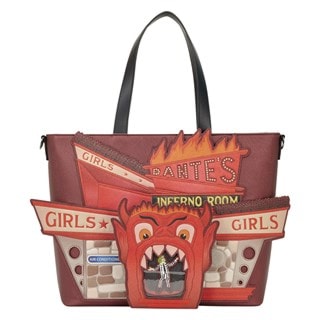 Dante's Inferno Room Beetlejuice Loungefly Tote Bag With Coin Bag