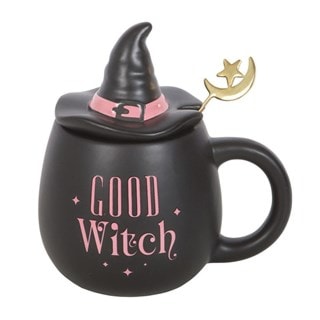 Good Witch Lidded Mug & Spoon