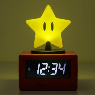 Super Star Super Mario Icon Alarm Clock