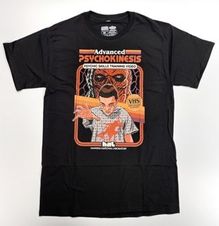 Advanced Psychokinesis Stranger Things & Steven Rhodes hmv Exclusive Black Tee