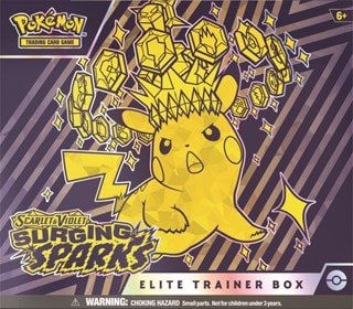 Scarlet & Violet 8 Surging Sparks Elite Trainer Box Pokemon Trading Cards