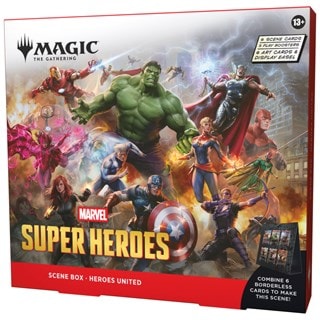 Marvel Super Heroes Scene Box Magic The Gathering Trading Cards Assortment