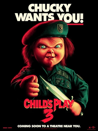 Chucky Wants You Child's Play 3 Matt Ryan Tobin 45cm x 60cm Fine Art Poster