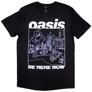 Oasis Be Here Now Line Drawing Tee