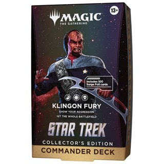 Star Trek Collector's Edition Commander Deck Klingon Fury Magic The Gathering Trading Cards