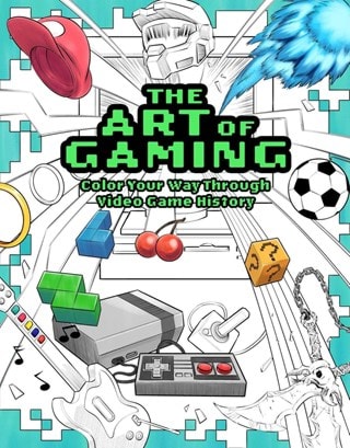 The Art Of Gaming: Colour Your Way Through Video Game History Colouring Book