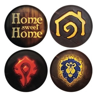 World Of Warcraft Set Of 4 Coasters