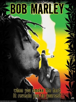 Herb Bob Marley Loose 30 x 40cm Print