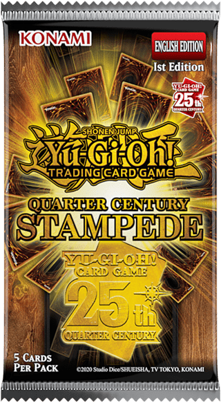 Quarter Century Stampede Booster Yu-Gi-Oh! Trading Cards