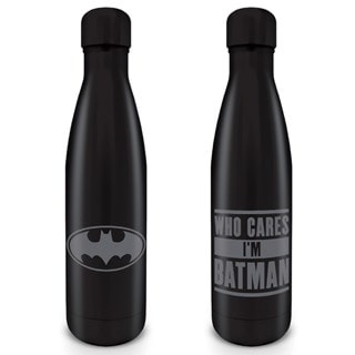Batman: Who Cares I'm Batman Metal Drink Bottle
