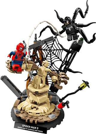 Spider-Man vs Sandman Epic Battle Marvel LEGO
