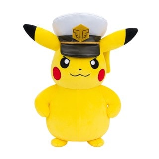 8" Captain Pikachu Pokemon Plush