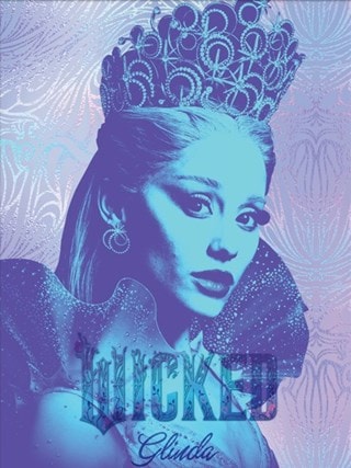 Glinda Headshot Wicked For Good 30cm x 40cm Art Print