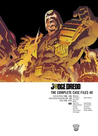 Judge Dredd The Complete Case Files Volume 40 Paperback By John Wagner