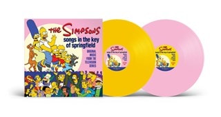 The Simpsons: Songs in the Key of Springfield - Deluxe Edition Pink & Yellow 2LP