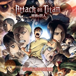 Attack On Titan 2025 Square Calendar