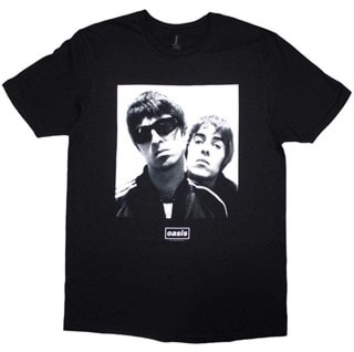 Noel & Liam Square Photo Oasis Black Tee