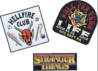 Hellfire Club Stranger Things Set Of 3 Patches
