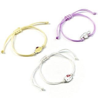 Hello Kitty, Cinnamoroll And Pompompurin Sanrio Friendship Bracelet Set