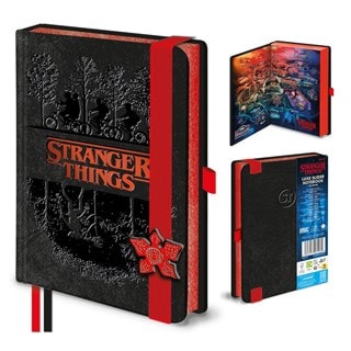 Upside Down Stranger Things 5 A5 Premium Notebook