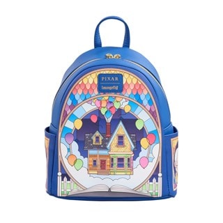Pixar Up Stained Glass Loungefly Mini Backpack