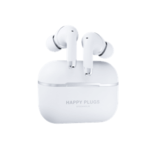 Happy Plugs Air 1 White True Wireless Active Noise Cancelling Bluetooth Earphones
