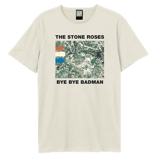 The Stone Roses Bye Bye Badman Vintage White Tee