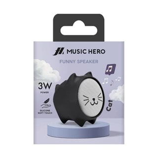 Music Hero Cat Funny Animal Bluetooth Speaker