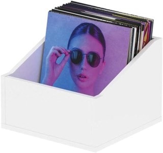 Glorious Record Box Advanced 110 White Vinyl Storage