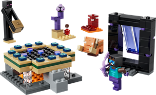 Nether & End Portal Journey Minecraft LEGO