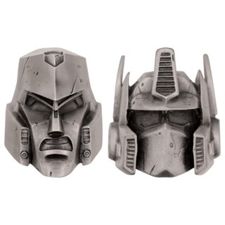 Optimus Prime And Megatron Transformers Replica Helmets
