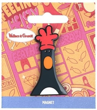 Feathers McGraw Wallace & Gromit Magnet