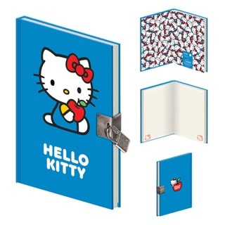 Hello Kitty Favourite Apple Sanrio A5 Premium Lockable Notebook