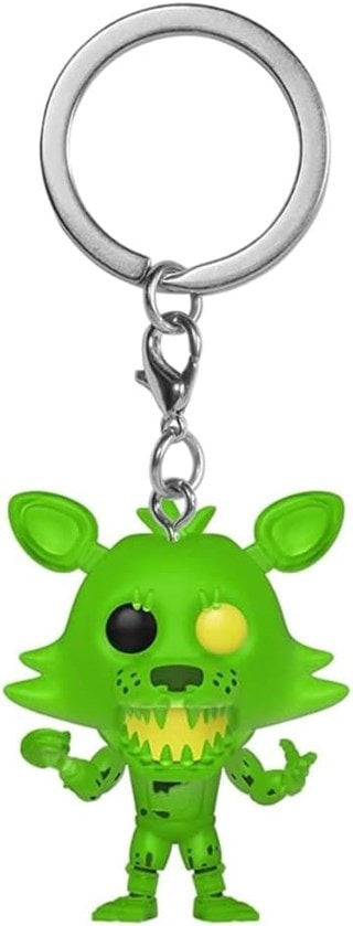 Radioactive Foxy Five Nights at Freddy's FNAF Funko Pop Vinyl Keychain