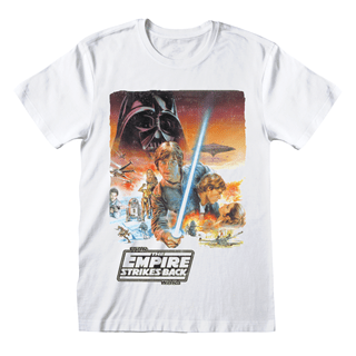 Star Wars The Empire Strikes Back Poster White Tee