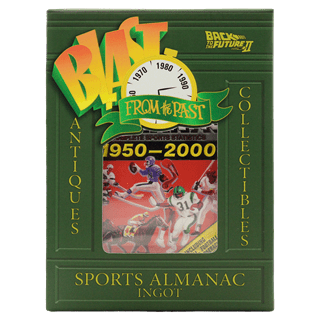 Sport Almanac Back To The Future Limited Edition Ingot