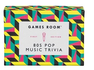 80s Pop Music Trivia Card Game