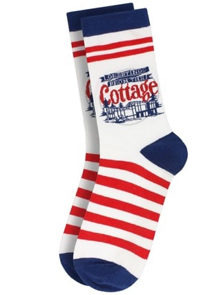 Greetings From The Cottage Twisted Soles Size 3-7 Socks