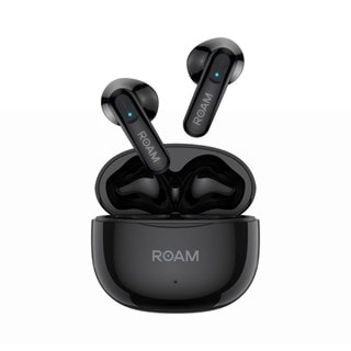 Roam Vega Black True Wireless Bluetooth Earphones
