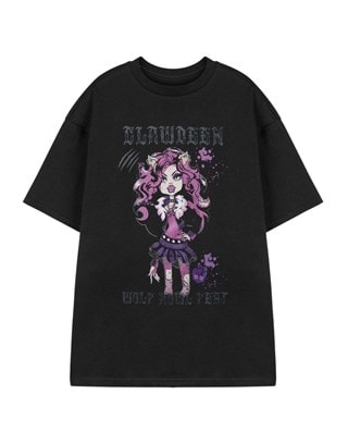 Clawdeen Monster High Black Tee