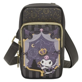 Kuromi 20th Anniversary Cell Phone Sanrio Loungefly Crossbody Bag With Coin Bag