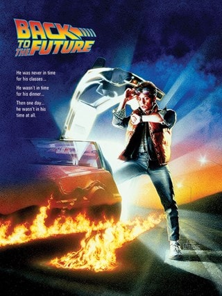 One Sheet Back To The Future 60cm x 80cm Canvas Print